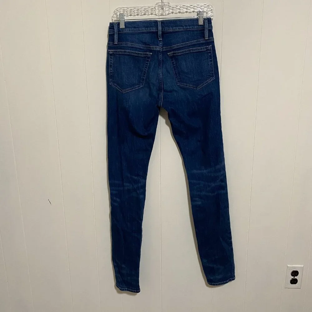 Frame Denim Mens L'Homme Skinny Jeans Mid-Rise, Semi-Dark Jenson Wash Sz 29